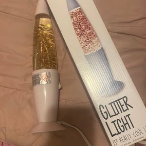 Glittery lamp